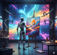 Inteligența artificială în artele creative: Pot mașinile să creeze?